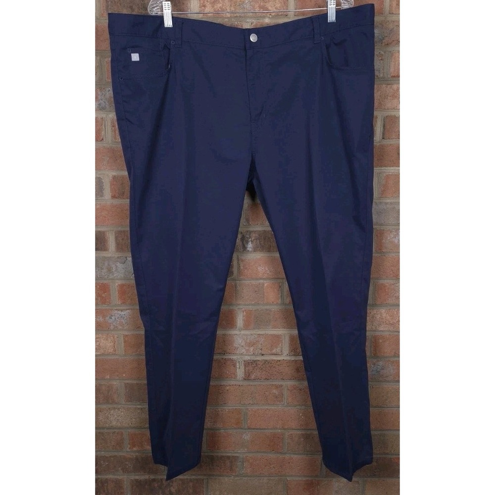 Peter Millar EB66 Performance Pants Mens 44x30 Navy Blue 5-Pocket Golf Trousers